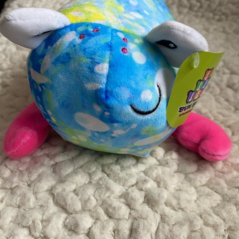 Good Stuff Bun Bun! Stacking Plush Bear Small Multicolor Washable 2023